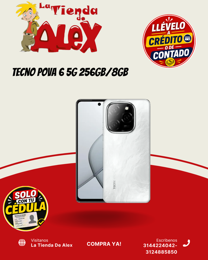 Tecno Pova 6 5G 256GB/8GB