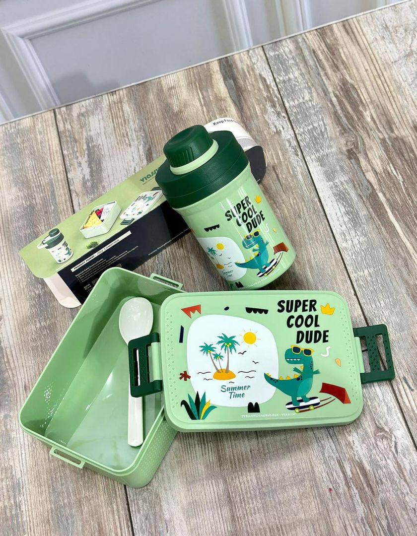SET PORTA COMIDA INFANTIL 