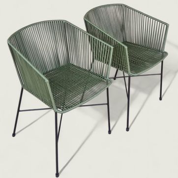 Silla de comedor tejido sencillo  - imagen 3