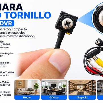 Imagen del producto Cámara Tipo Tornillo para DVR 