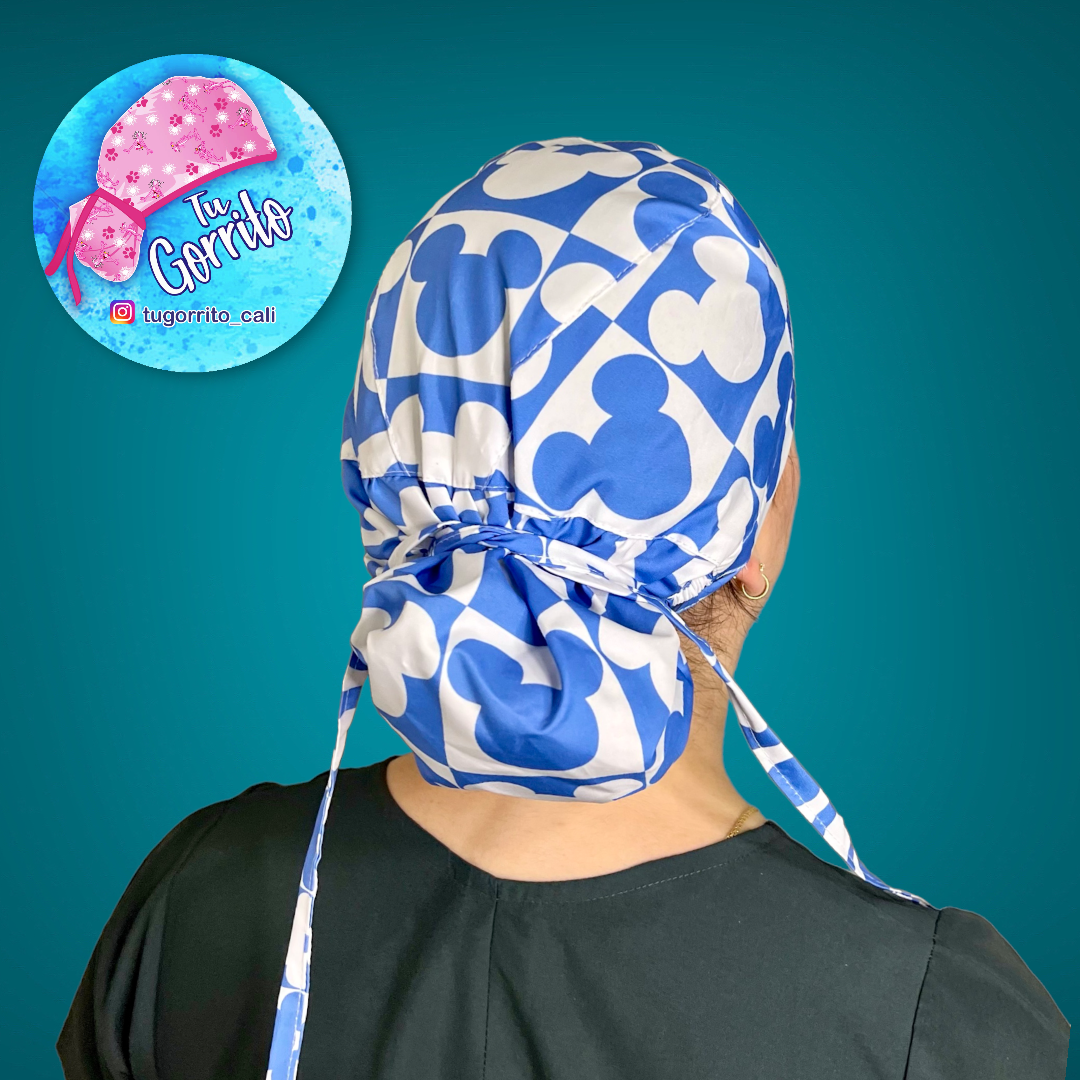 Mickey silueta azul 