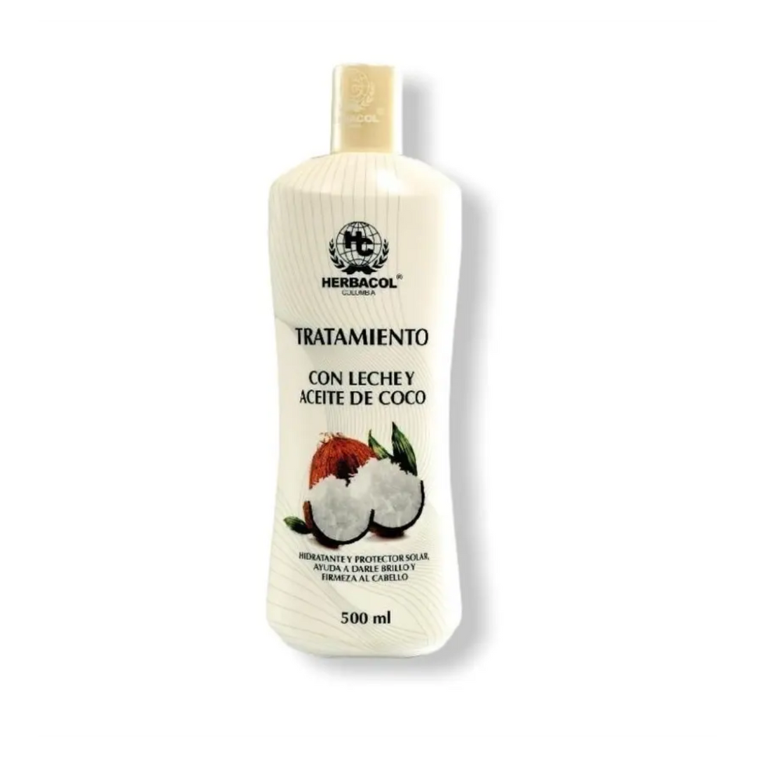 TR. LECHE Y ACEITE DE COCO X 500 ML