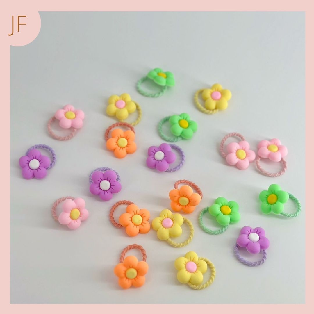 SET COLA CABELLO FLORES