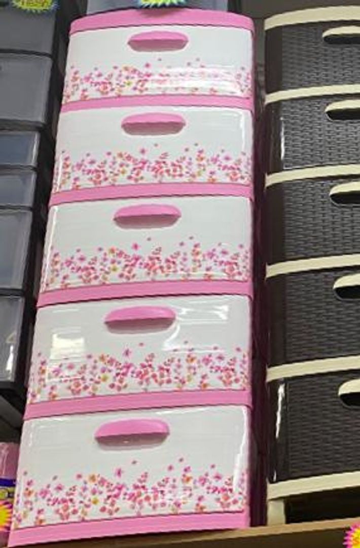 MUEBLE DECORADO 5 CAJONES 