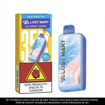 Imagen del producto Lost Mary Blue Razz Ice 35.000 Puffs Mt Turbo