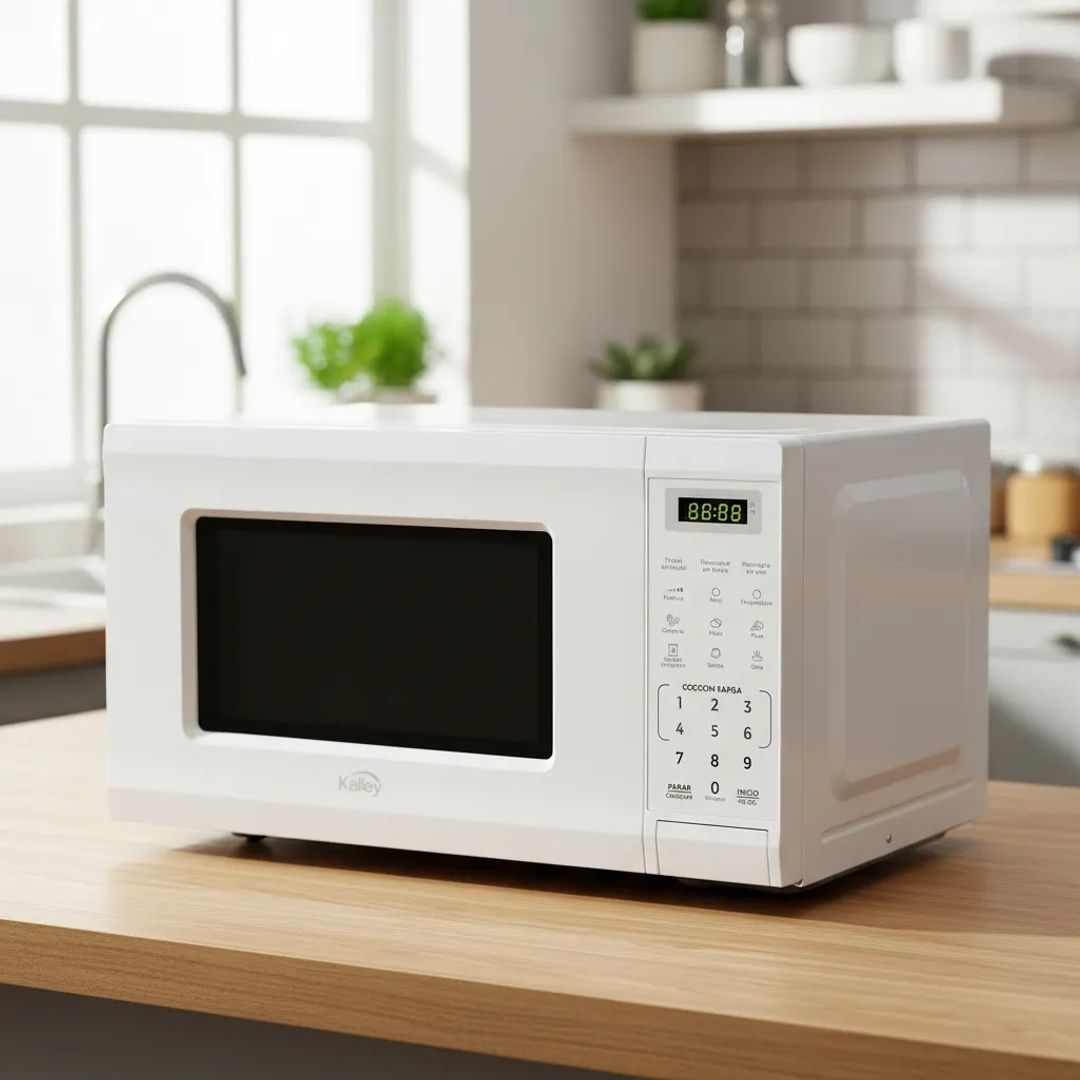 HORNO MICROONDAS KALLEY 20 LITROS BLANCO