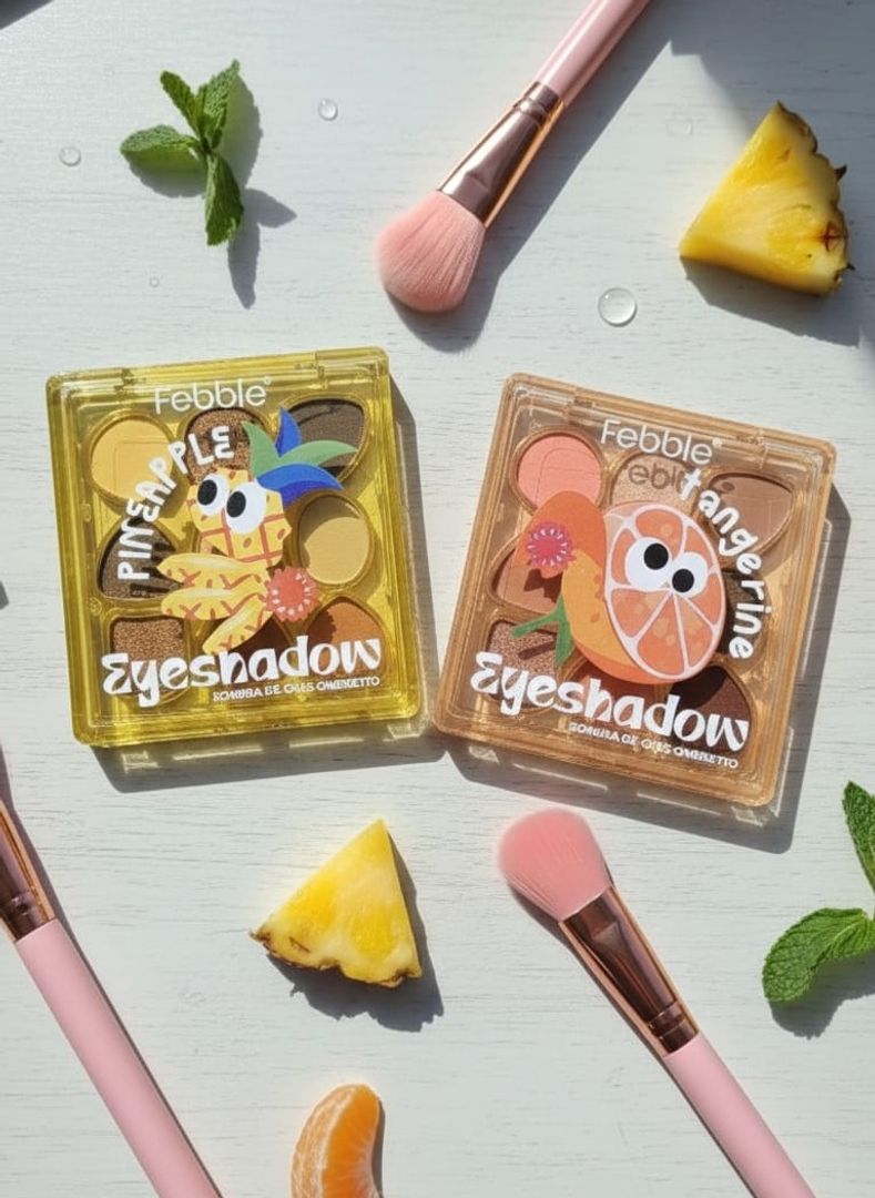 PALETAS DE SOMBRAS FRUTALES – PINEAPPLE & TANGERINE FEBBLE 