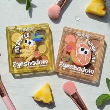 PALETAS DE SOMBRAS FRUTALES – PINEAPPLE & TANGERINE FEBBLE  - imagen 1