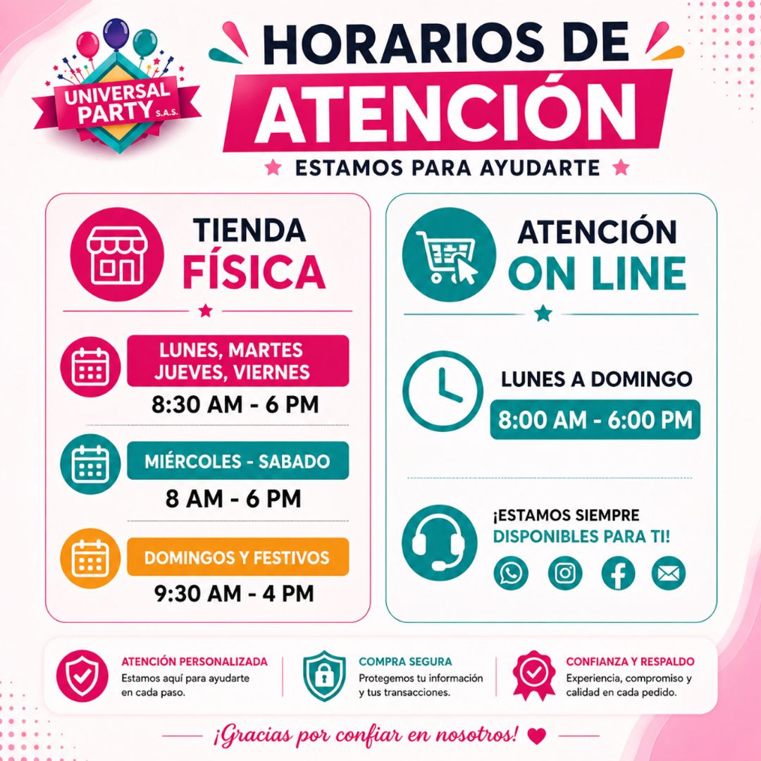 HORARIOS DE ATENCION