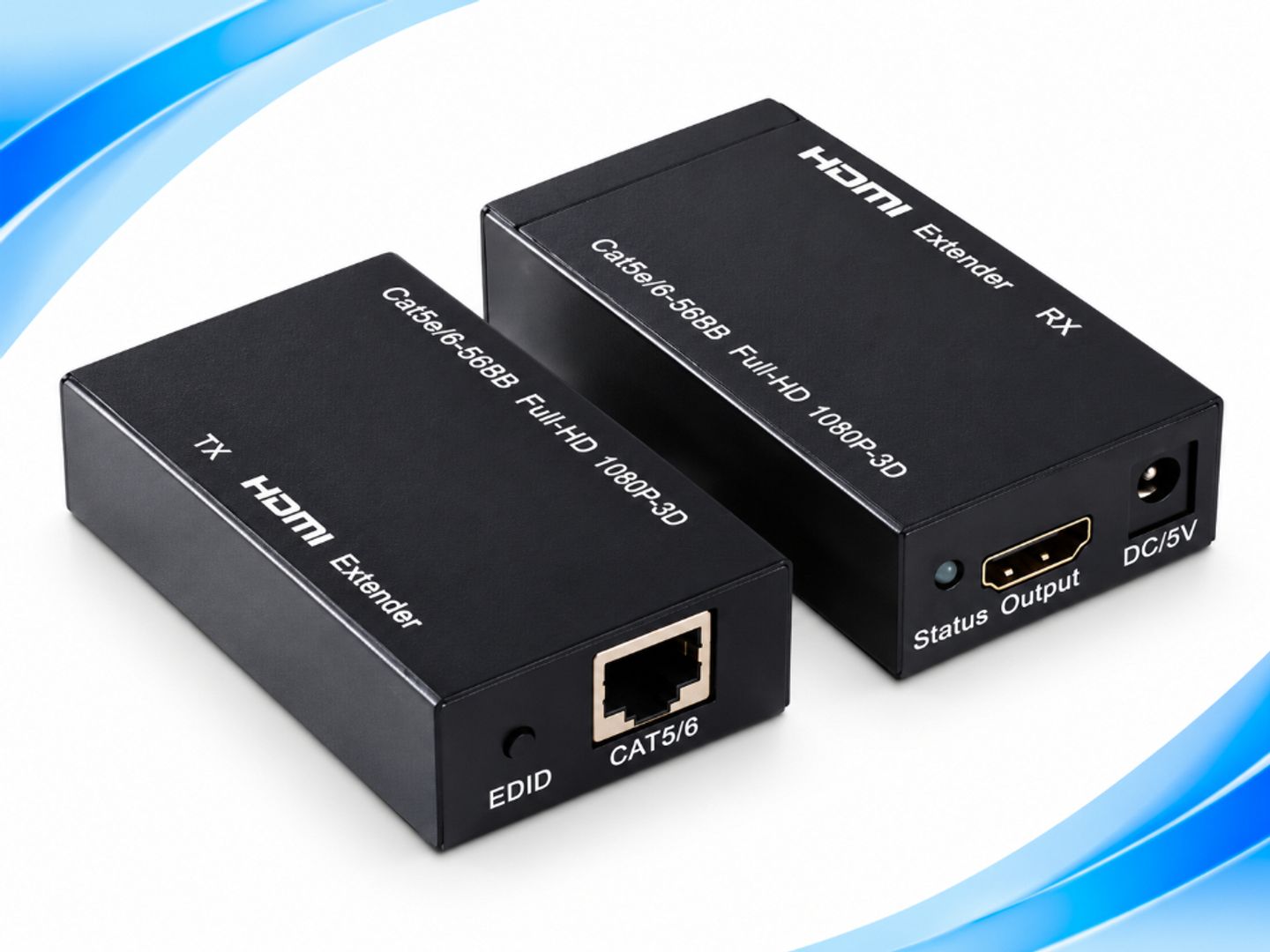 EXTENSOR HDMI FULL HD 1080P POR CABLE DE RED CAT5E/CAT6