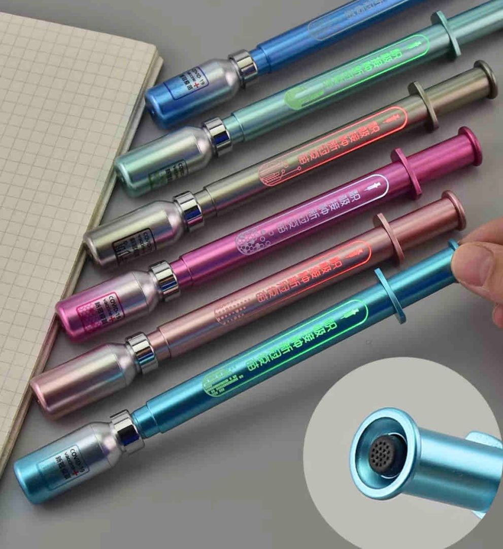 LAPICERO JERINGA CON LUZ 
