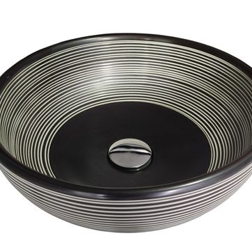 LAVAMANOS ARTESANAL NEGRO - imagen 1