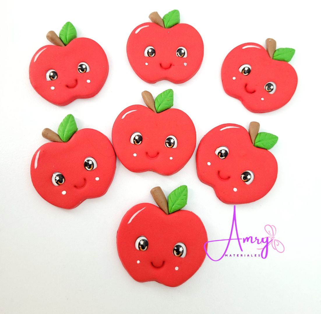 Manzana Roja 3x3.4cm