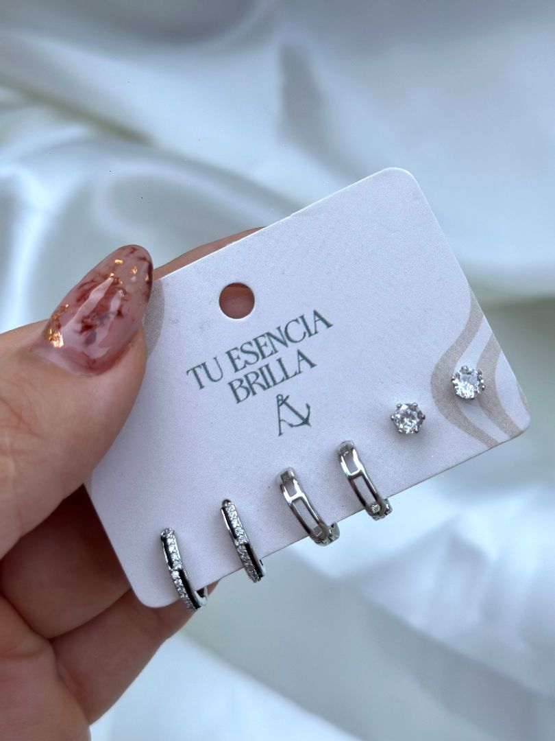 Set trío candonga circonias 