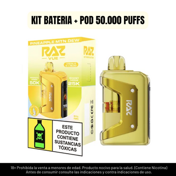 Imagen del producto Raz Kit Pineapple Mtn Dew 50.000 Puffs