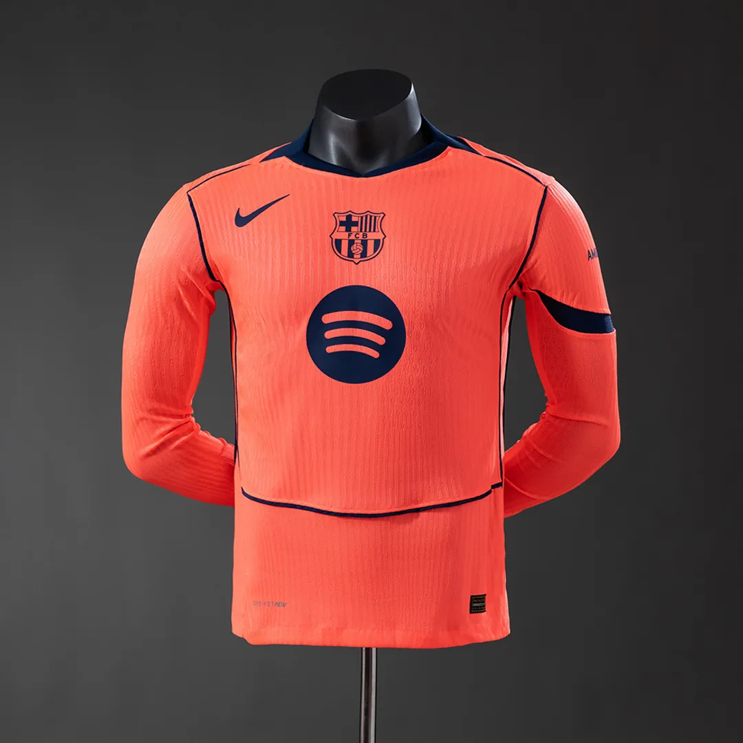 Barcelona Tercera Player 2025-26 Manga Larga 