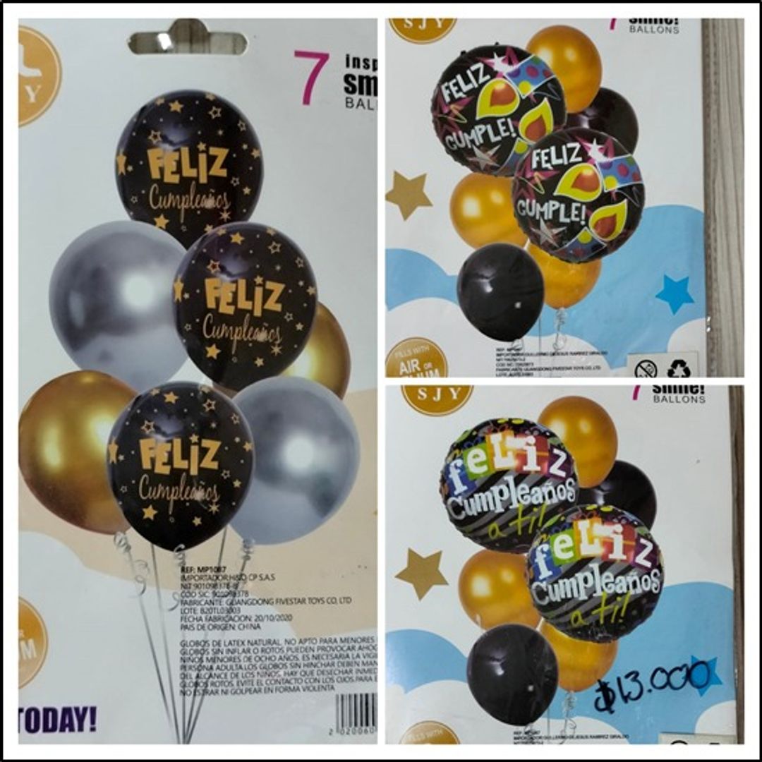 BOUQUET FELIZ CUMPLE 7PIEZAS