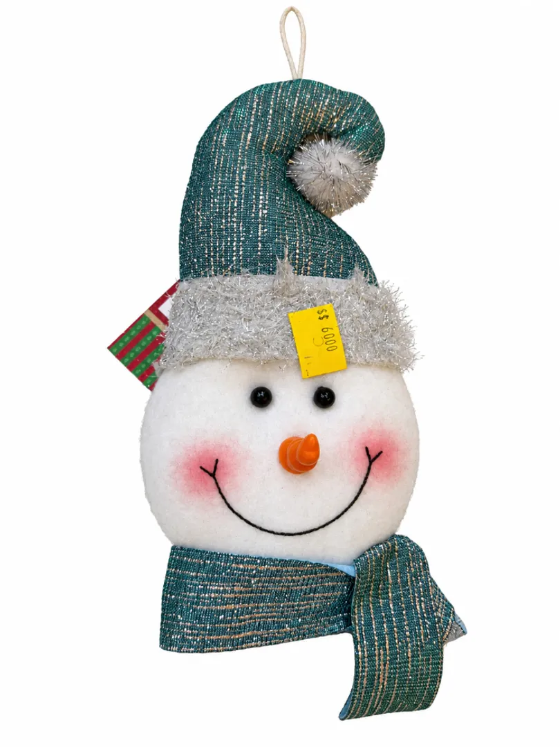COLGANTE HOMBRE DE NIEVE AZUL MENTA