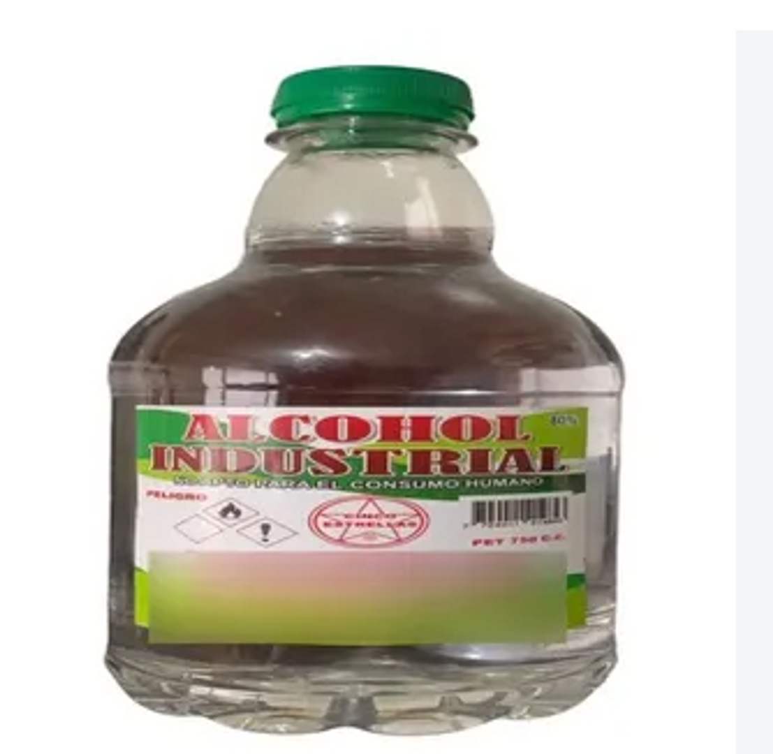 ALCOHOL INDUSTRIAL LA ESTRELLA X 750 ML