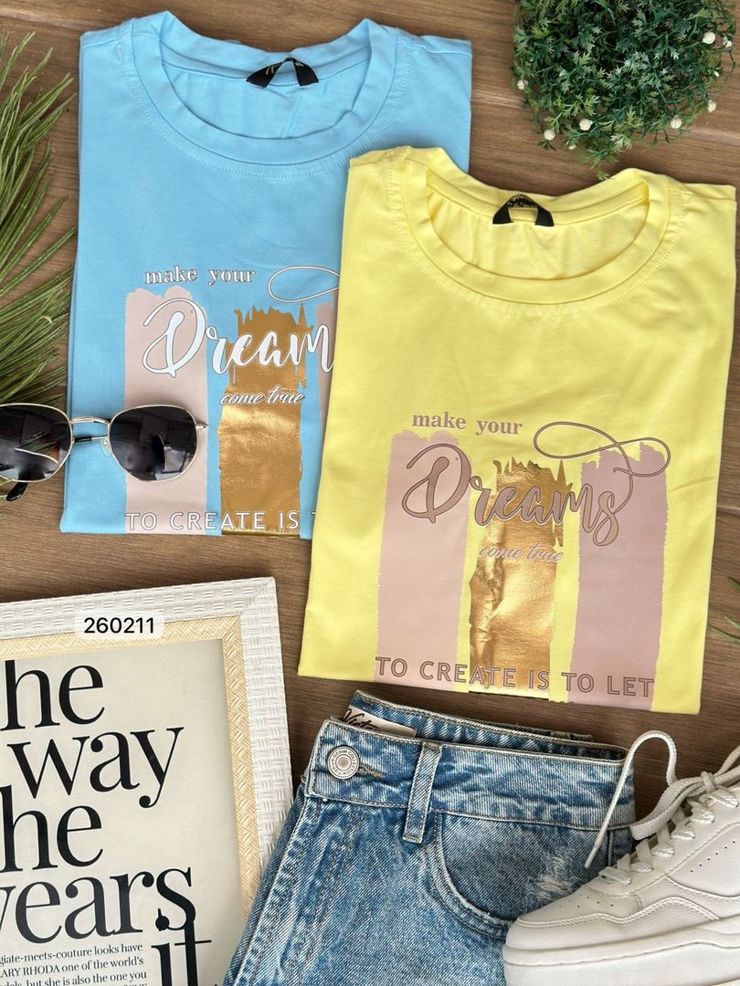 CAMISETA CAPRI REGULAR DREAMS TO CREATE 260211