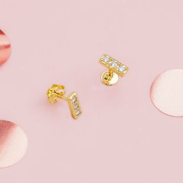 Línea 3 circonias cristal  - imagen 1