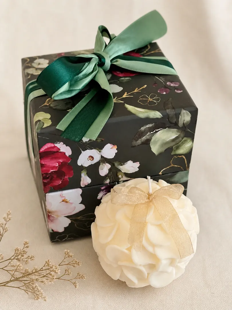 Set Obsequio Vela Petals en caja 