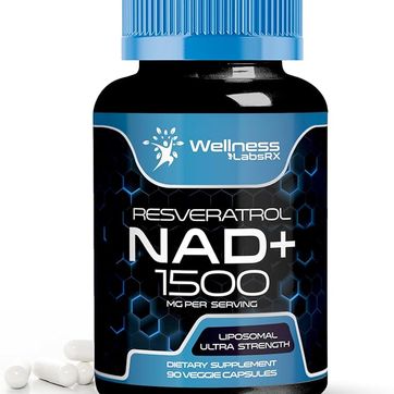 Resveratrol Mas NAD 1500MG 90 cap Wellness - imagen 1