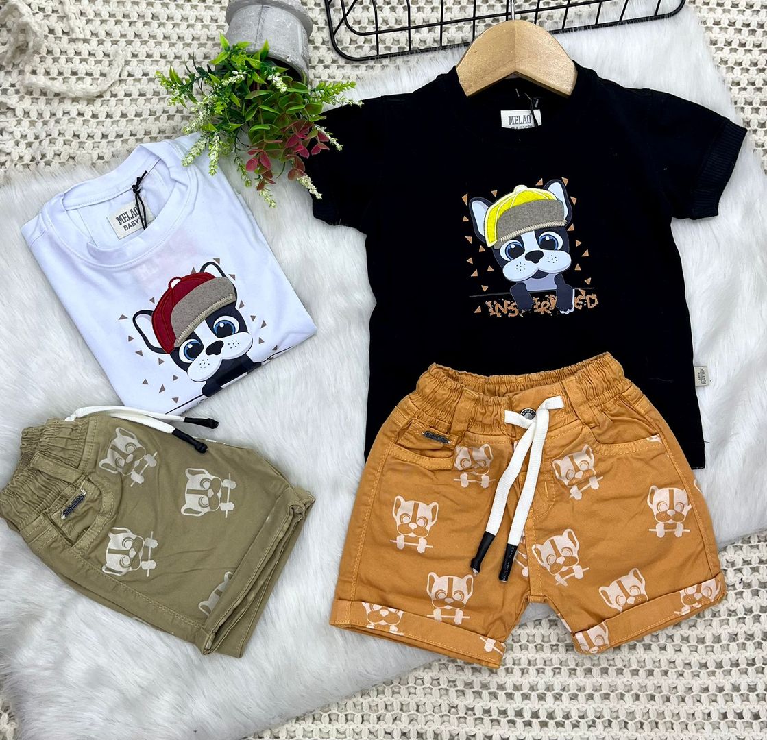 Conjunto bermuda bebito