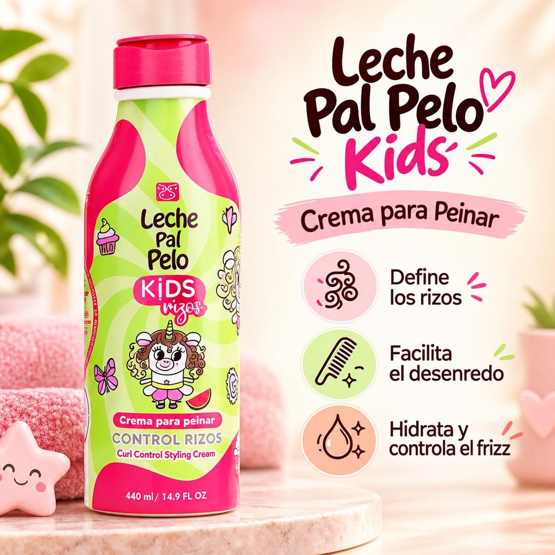 LECHE PAL PELO CREMA DE PEINAR KIDS RIZOS  400 ML