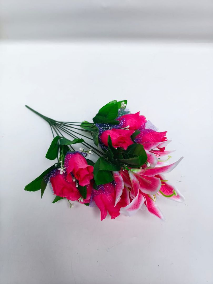 RAMO ROSA CON LIRIO JM093