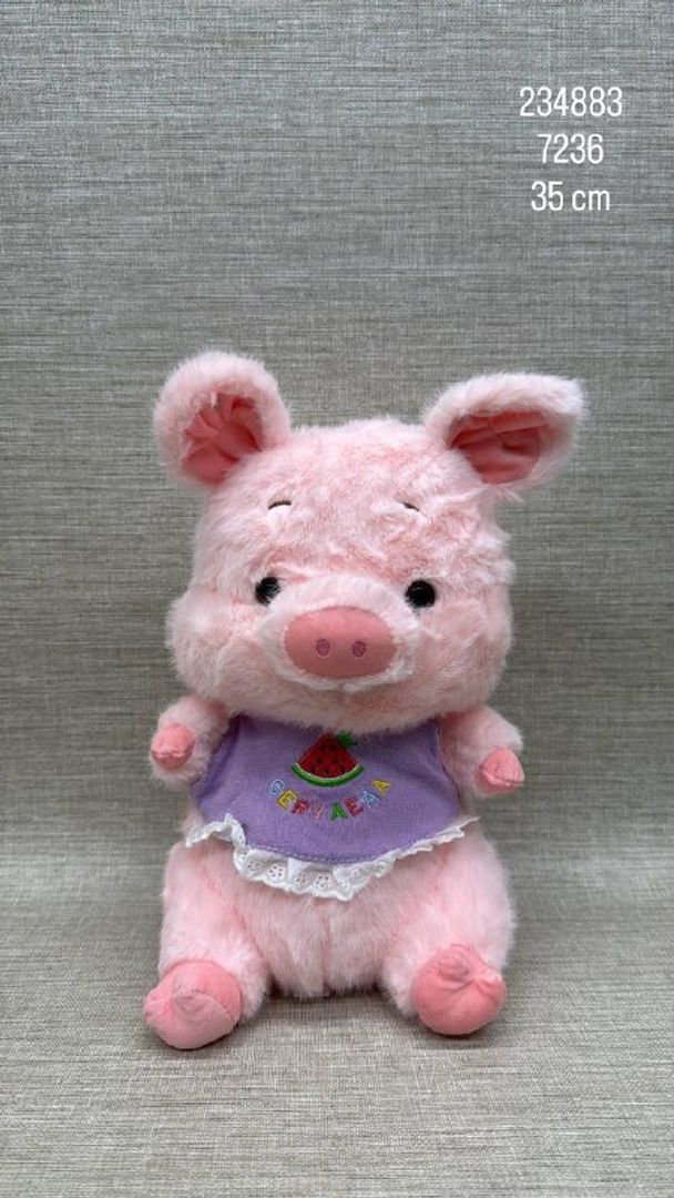 CERDITO CON BABERO 35 CM