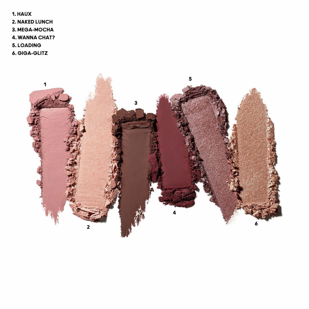 Sombra Connect In Colour Eye Shadow Palette Embedded In Burgundy