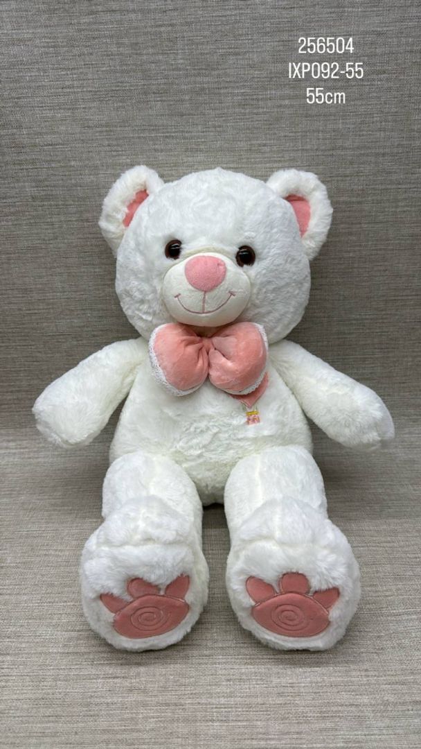 OSO PATAS LARGAS MOÑO GLOBO 55 CM