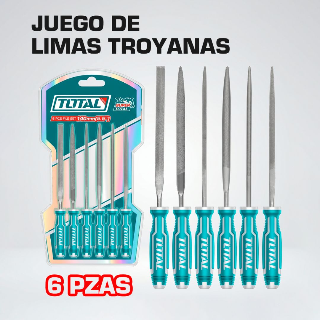 LIMAS TROYANAS 6 PIEZAS