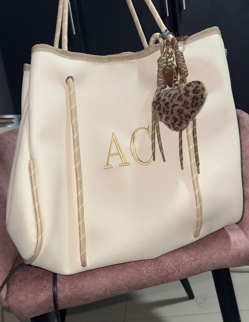 Totte Bag bordado con iniciales 
