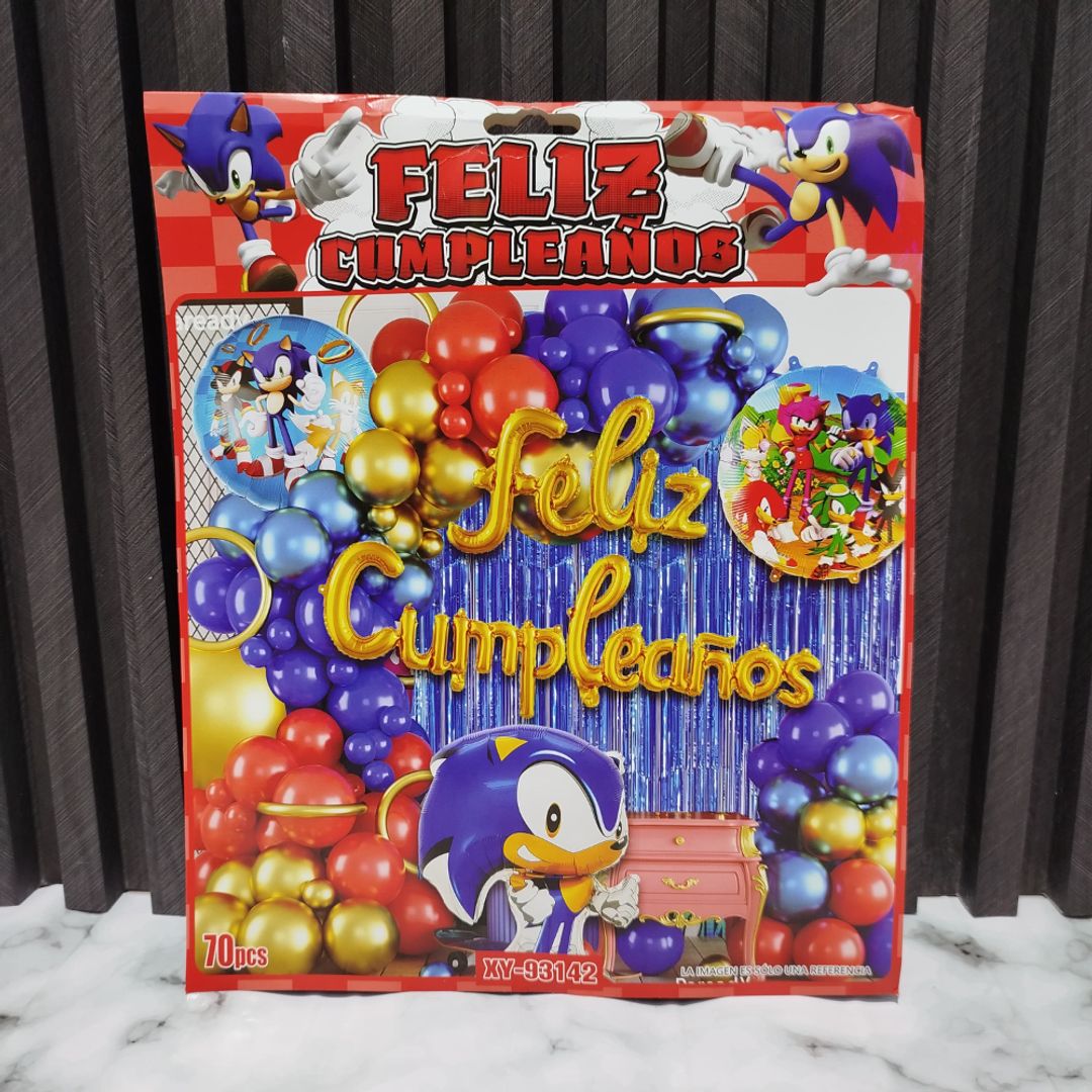 ARCO DE GLOBOS SONIC