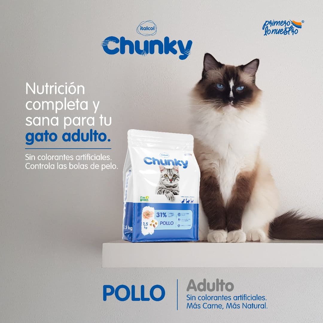CHUNKY GATOS POLLO 1,5 KG