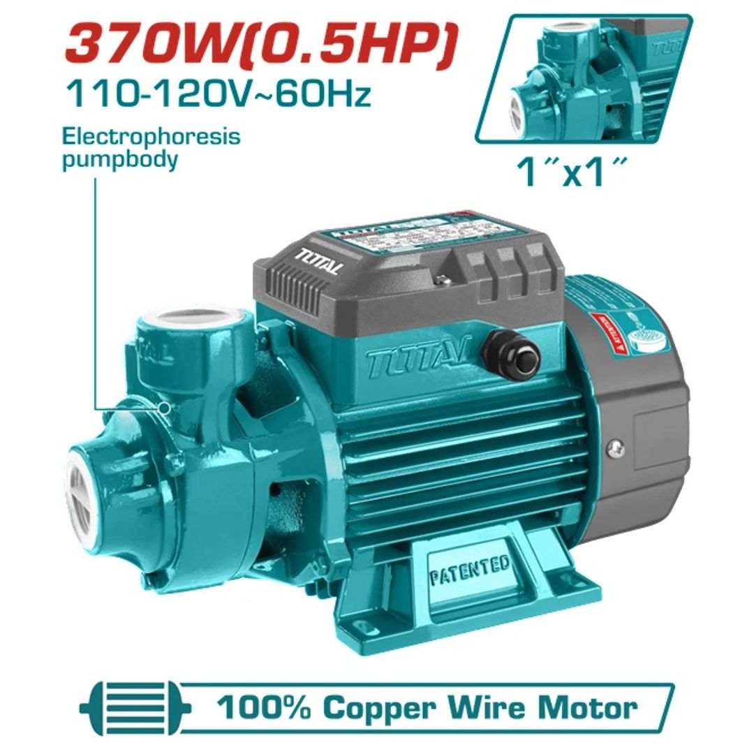 BOMBA DE AGUA 370W 0.5 HP