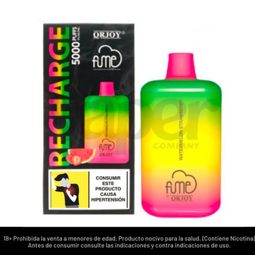 Imagen del producto Fume Recharge Watermelon Strawberry 5000 Puffs