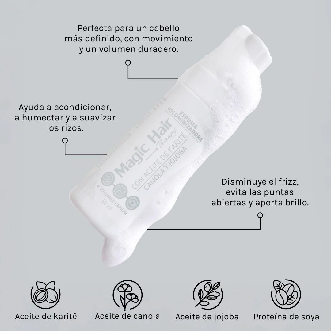 Espuma Voluminizadora Rizos Magic Hair