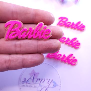 Barbie 5x2cm Brillo y fucsia  - imagen 1