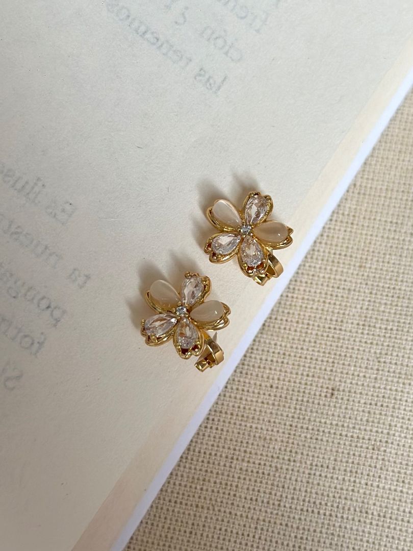 Arete a presión flor 