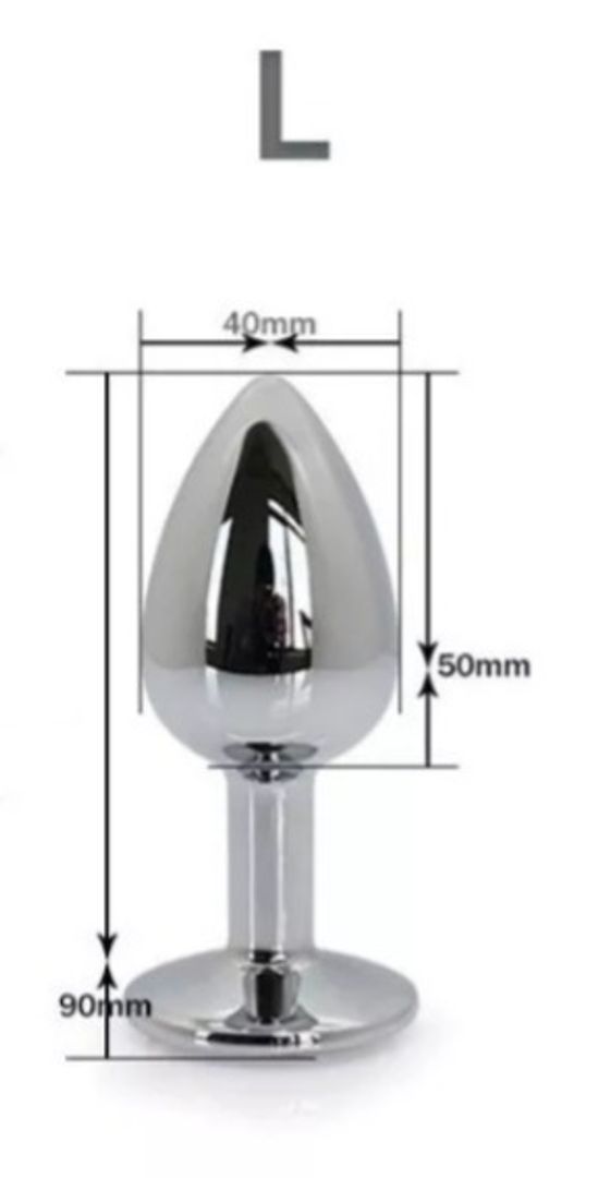 PLUG METÁLICO JOYA REDONDO TALLA L