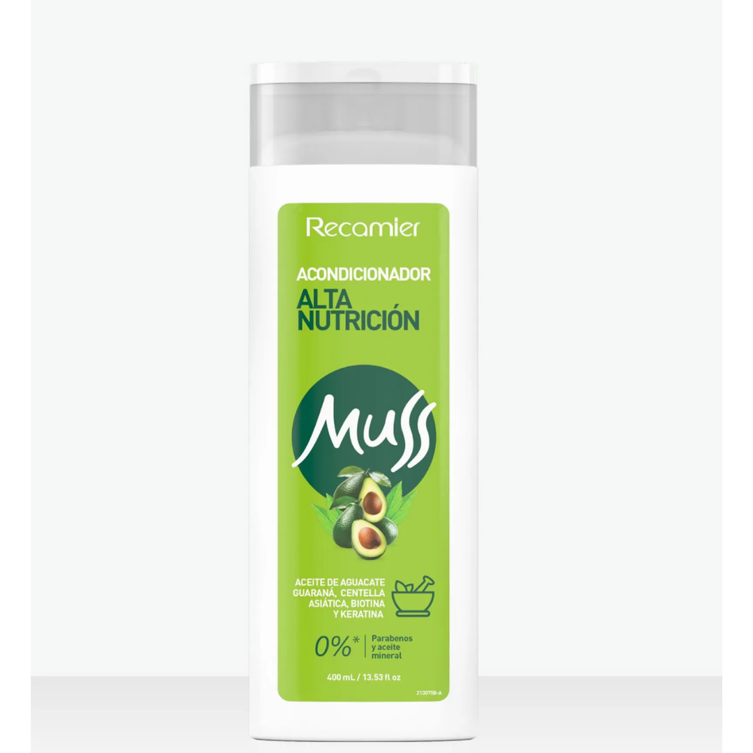 ACONDICIONADOR MUSS ALTA NUTRICION X 400ML