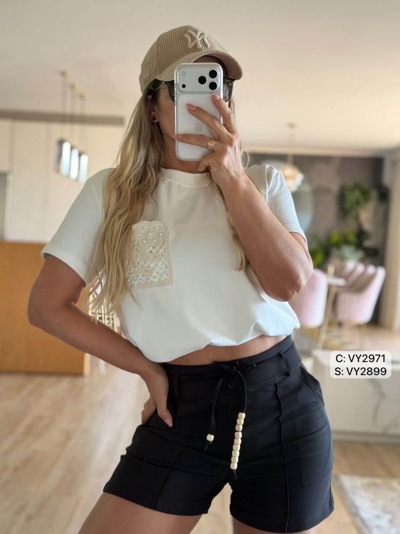 SHORT TIRA CON CHAQUIRAS VY2899