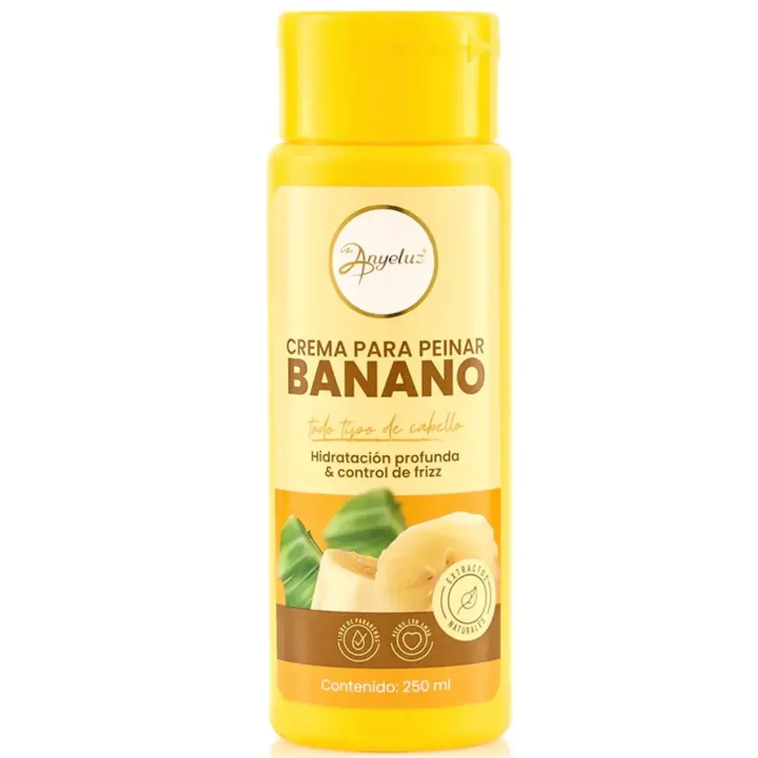 CREMA PARA PEINAR BANANO 250ml ANYELUZ