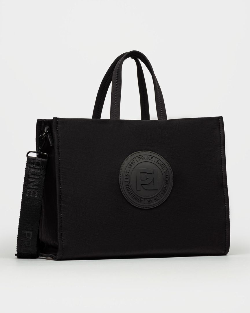 Bolso De Mano Elena En Nylon NEGRO