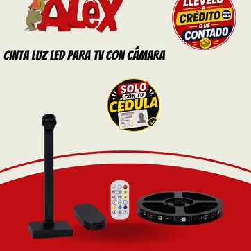 Imagen del producto CINTA LUZ LED PARA TV CON CÁMARA