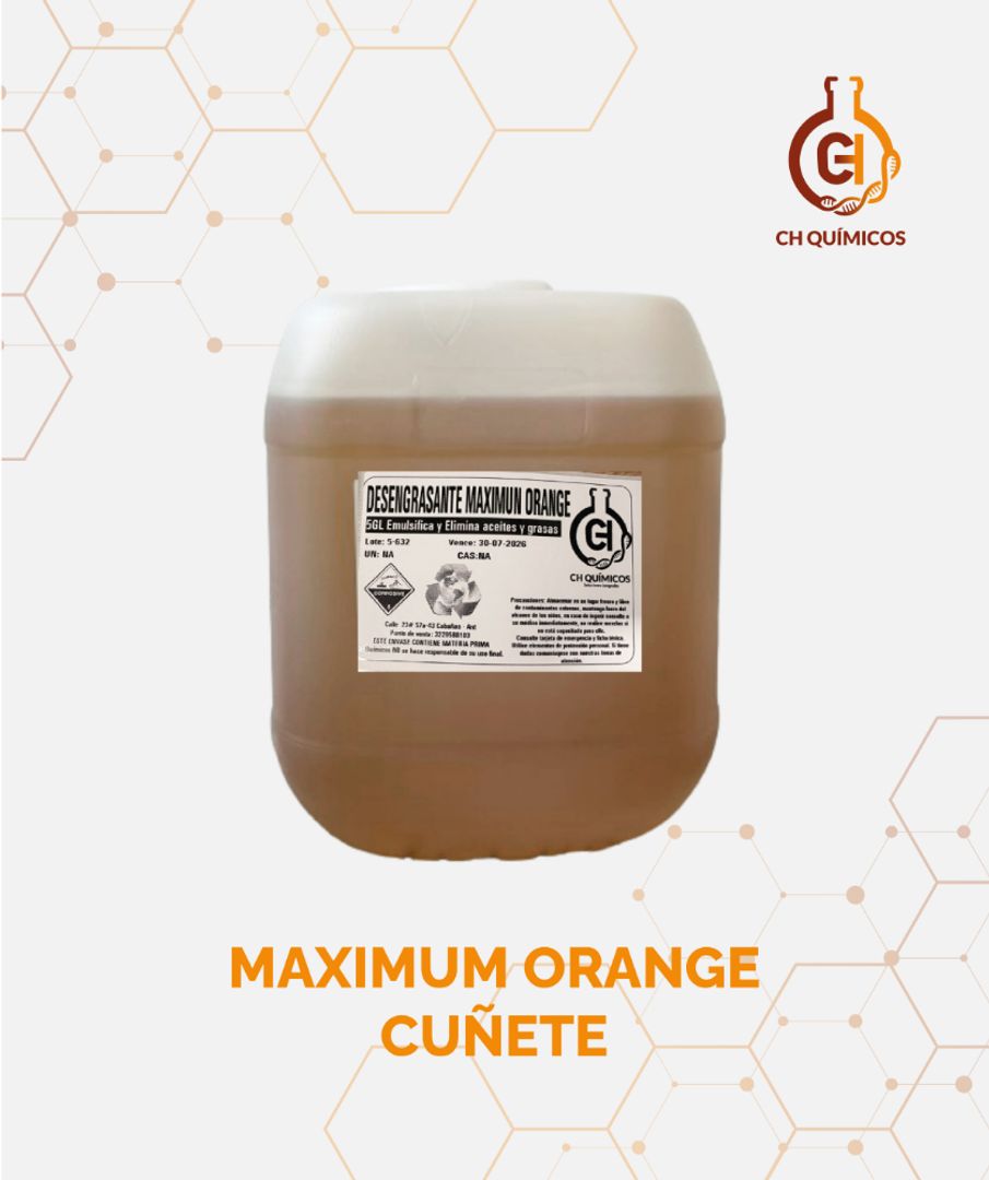 DESENGRASANTE MAXIMUM ORANGE - CUÑETE