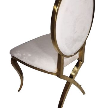 SILLAS DORADAS PATAS CRUZADAS  - imagen 1